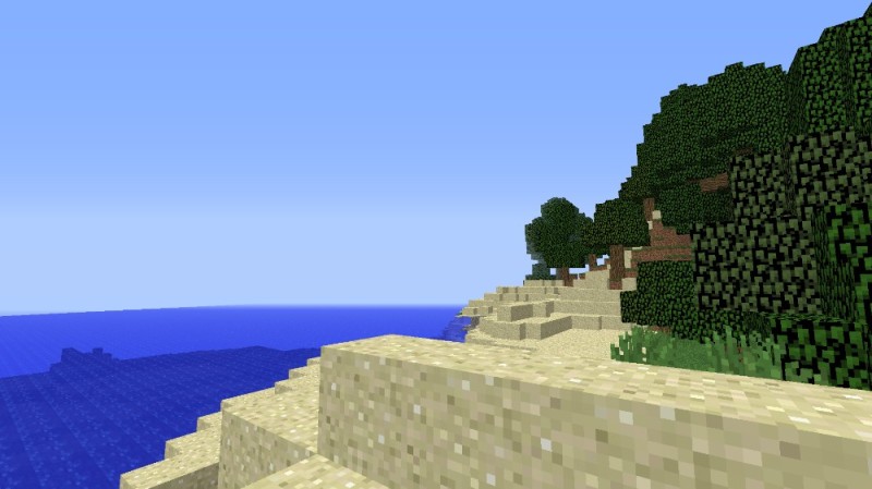 Create meme: minecraft , texture for minecraft, the beach in minecraft