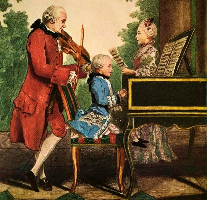 Создать мем: моцарт классическая музыка, вольфганг амадей моцарт маленький, моцарт картина