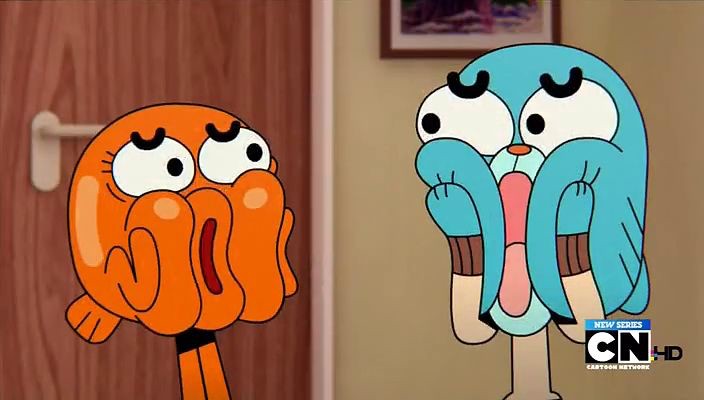 Create meme: Darwin the wonderful world of gambol, amazing world of gumball, Gambola and Darwin