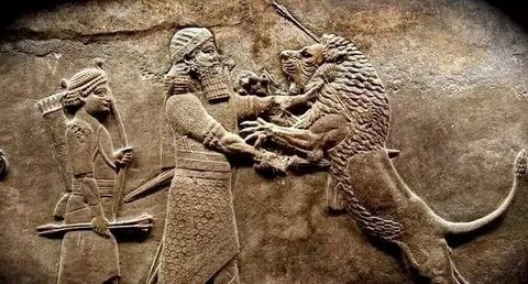 Create meme: Gilgamesh Assyria, Ashurbanipal Assyria, Assyria