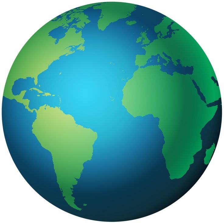 Create meme: the globe , the globe on a transparent background, planet earth without a background