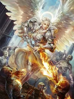 Create meme: Legend of the cryptids Angel, legend of the cryptids Archangels, Angels of fantasy