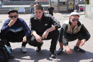 Create meme: Gopnik, chavs