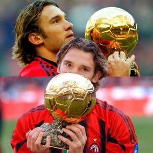 Create meme: Golden ball, shevchenko the Golden ball, Andriy Shevchenko of Milan