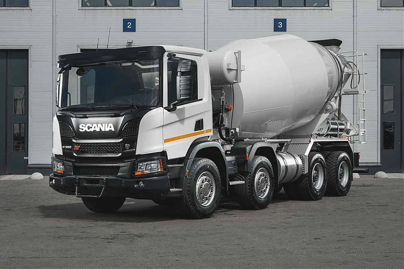 Создать мем: автобетоносмеситель scania p380, миксер 10 кубов, миксер скания 10 кубов