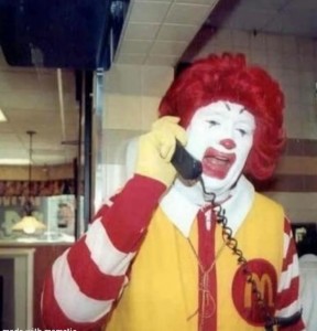 Create meme: the clown Ronald McDonald, Ronald McDonald