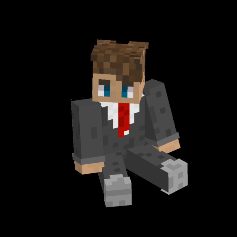 Create meme: minecraft gentleman skin, minecraft volcker skin, ddoonnyy skin from minecraft