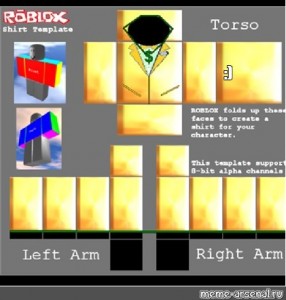 roblox gold shirt