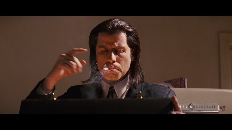 Create meme: pulp fiction gif, vincent pulp fiction, pulp fiction Travolta