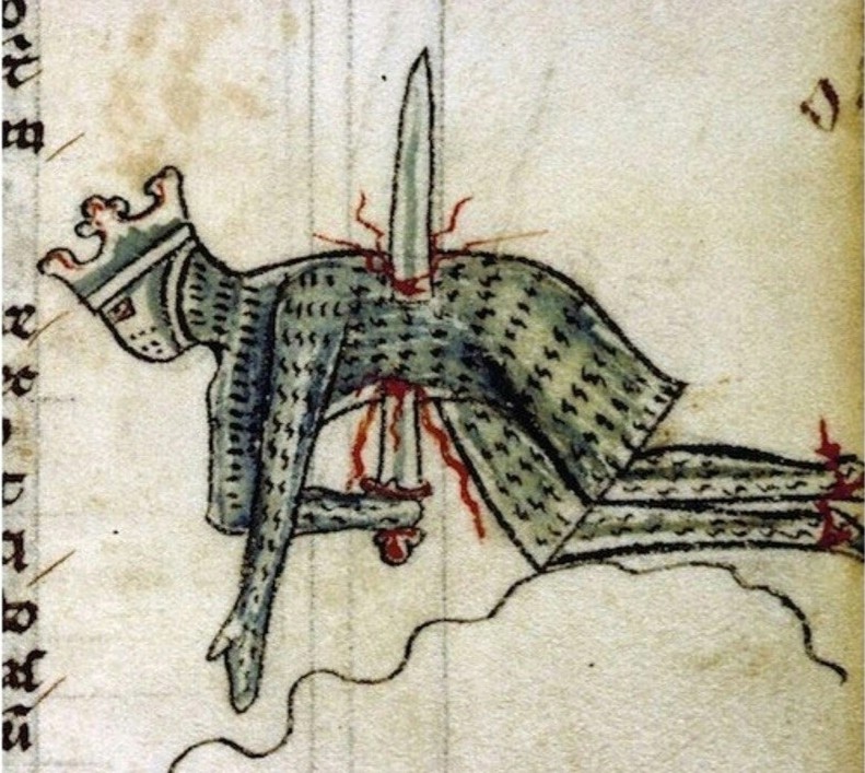 Create meme: medieval miniatures, knight medieval, medieval drawings