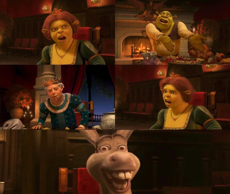 Create meme: Shrek Fiona, Fiona's dad, Harold, Princess Fiona, Papa Shrek Fiona Fiona Fiona Harold