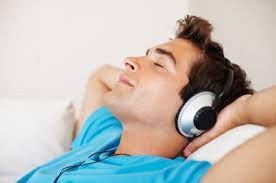 Create meme: relax with headphones, headphones for lying down, privacy policy
