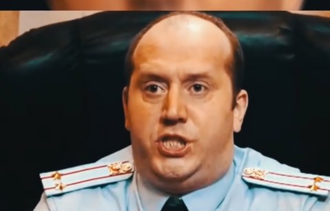 Create meme: Sergey Borunov is a policeman from Rublyovka, a policeman from rublyovka Burunov, Sergey burunov is a policeman from rublevka