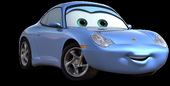 Create meme: cars Sally and McQueen, Sally Carrera, cars Sally