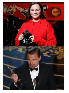 Create meme: the Oscar, Leonardo DiCaprio, DiCaprio