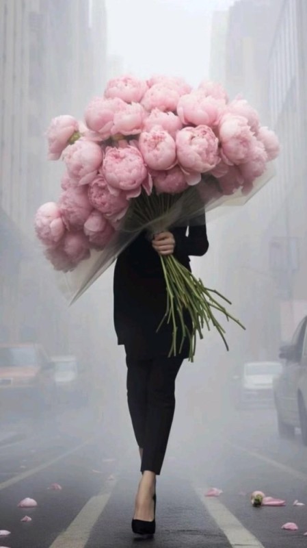 Create meme: pink peonies bouquet, Peony Sarah Bernhardt, bouquet of pink peonies