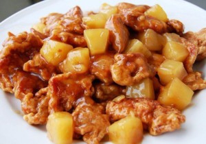 Create meme: chicken stew with pineapple calories, chicken recipe, chicken with pineapple in Chinese