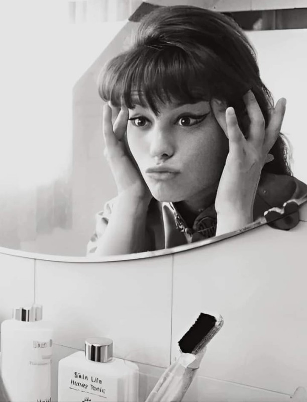 Create meme: girl , Vitti Monica, Anna karina le petit