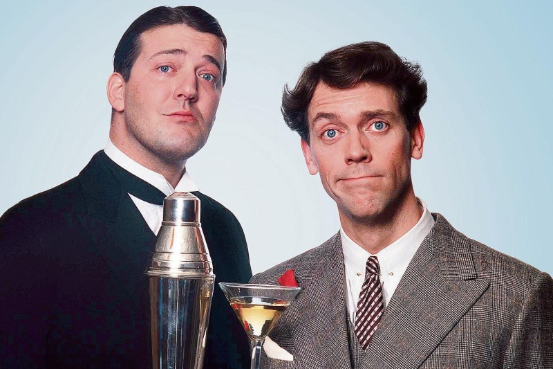 Create meme: Jeeves and Wooster , Stephen fry Jeeves, Hugh Laurie Wooster