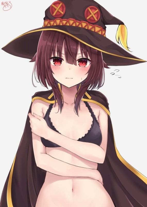 Create meme: anime konosova Megumi, megumin, megumin konosuba