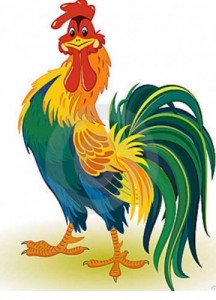 Create meme: cockerel, symbol 2017, rooster