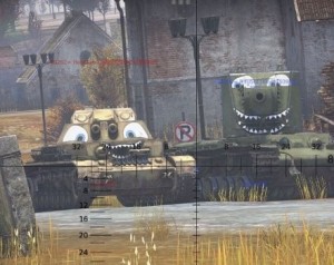 Create meme: Smiling tanks