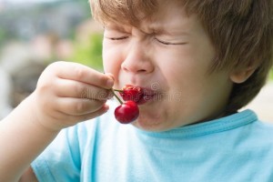 Создать мем: вишня спелая, sour cherry, кислый вкус