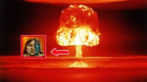 Create meme: a nuclear bomb, the explosion of the atomic, nuclear weapons