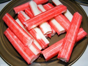 Create meme: crab sticks