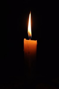 Create meme: mourning, darkness, memorial candle