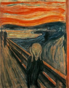 Create meme: Munch, the picture Creek, Munch scream