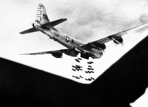 Create meme: b-29 tokyo 1945, american bomber, illustration