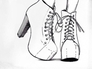 Create meme: ankle boots for max, drawings for typical, the sketch of max