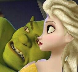 Create meme: Shrek and Elsa, Shrek , magic: the gathering