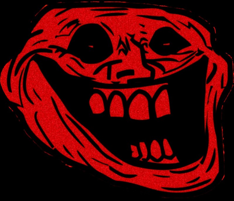 Create meme: evil trollface, bloody trollface, meme trollface