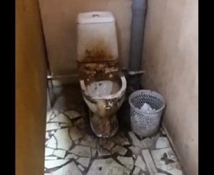 Create meme: dirty toilet, dirty toilet