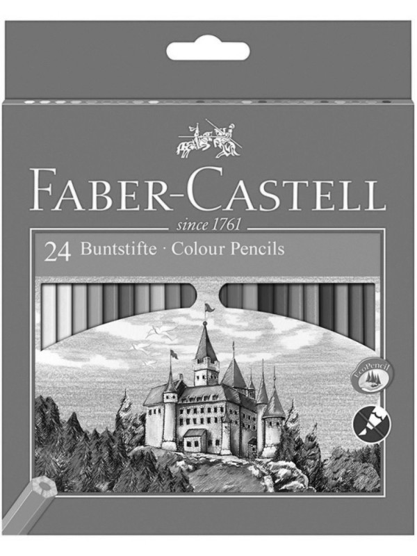 Создать мем: faber castell карандаши goldfaber, faber castell карандаши 12, карандаши faber castell 24 цвета