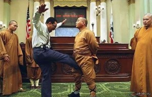 Create meme: Shaolin kung fu, a Buddhist monk, kung fu
