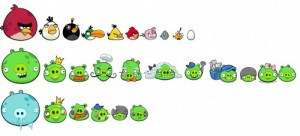 Создать мем: зеленая свинья из angry birds, король свиней angry birds, angry birds свиньи