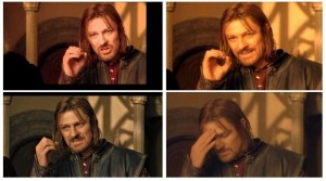 Create meme: meme Lord of the rings Boromir, Boromir meme, the Lord of the rings Boromir