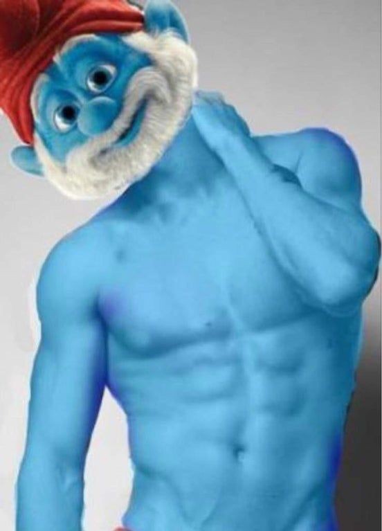 Create meme: Smurfs , funny smurf, smurfs papa smurf