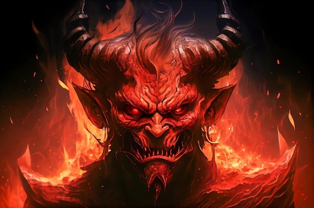 Create meme: the evil demon, Inferno demon, And the devil