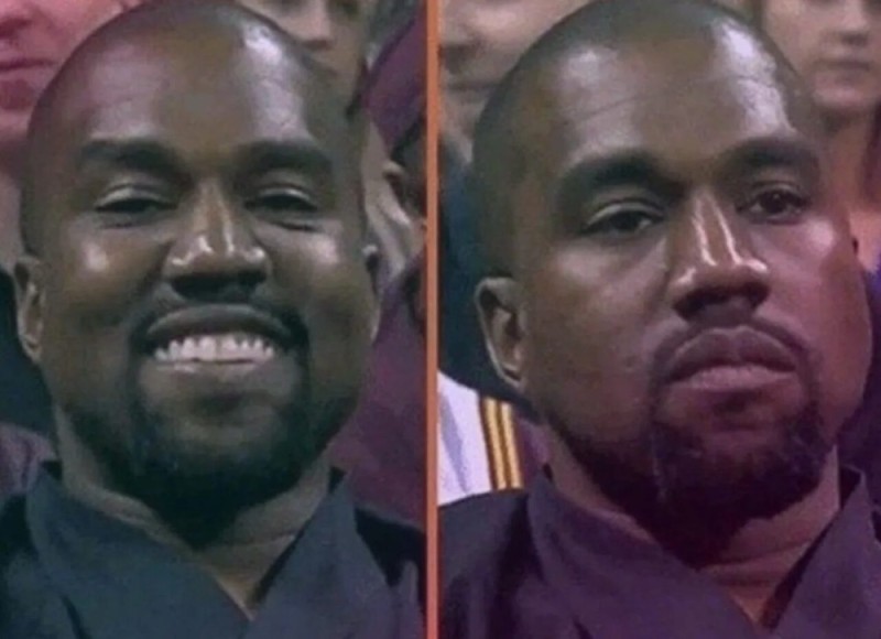 Create meme: Kanye West memes, Kanye West smiles meme, kanye memes