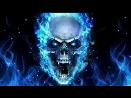 Create meme: darkness, blue flame , cool skulls