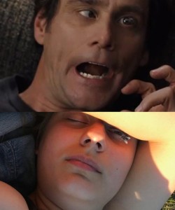 Create meme: always say Yes movie 2008 actors, Always say `YES`, Jim Carrey fly GIF