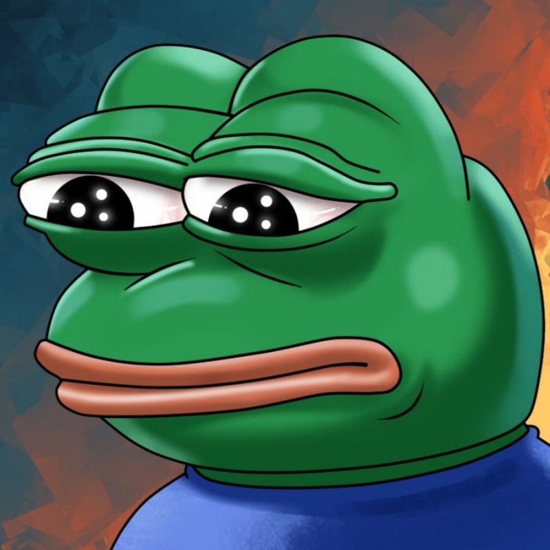 Create meme: frog Pepe, sad frog , Pepe meme