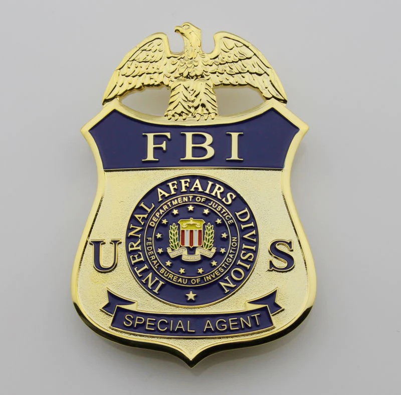 Create meme: The badge of an FBI agent, fbi badge, FBI police badge