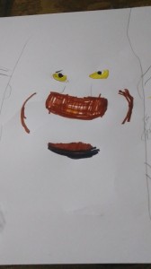 Create meme: children's drawings, drawing, figure