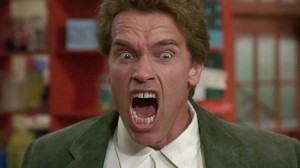 Create meme: Schwarzenegger meme, Kindergarten COP, Schwarzenegger evil