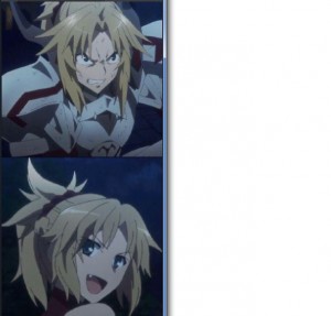 Create meme: fate Apocrypha Mordred, Fate/Apocrypha, Mordred fate screenshots